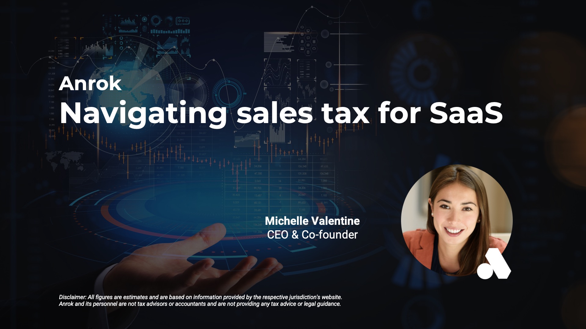 Title slide Navigating sales tax for SaaS