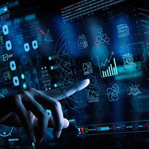 finger pointing at dashboard with SaaS Metrics