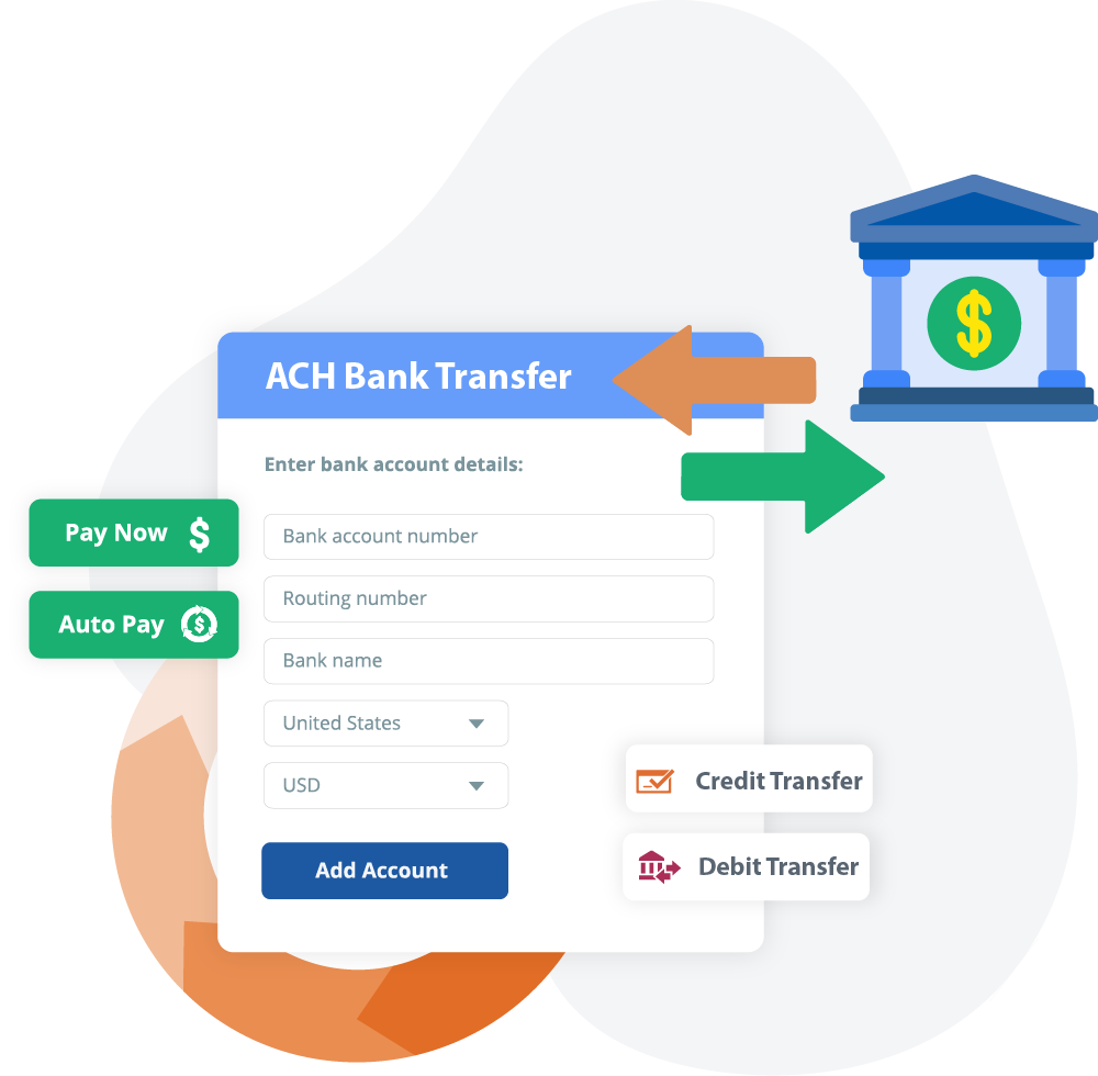 illustration of transfer of funds between banks