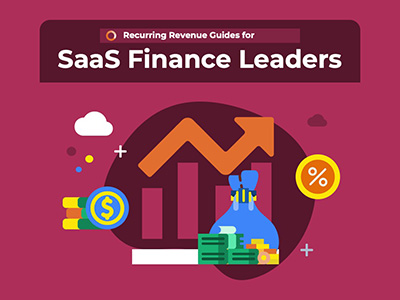 SaaS finance leaders guide preview image with illustration of financial chart