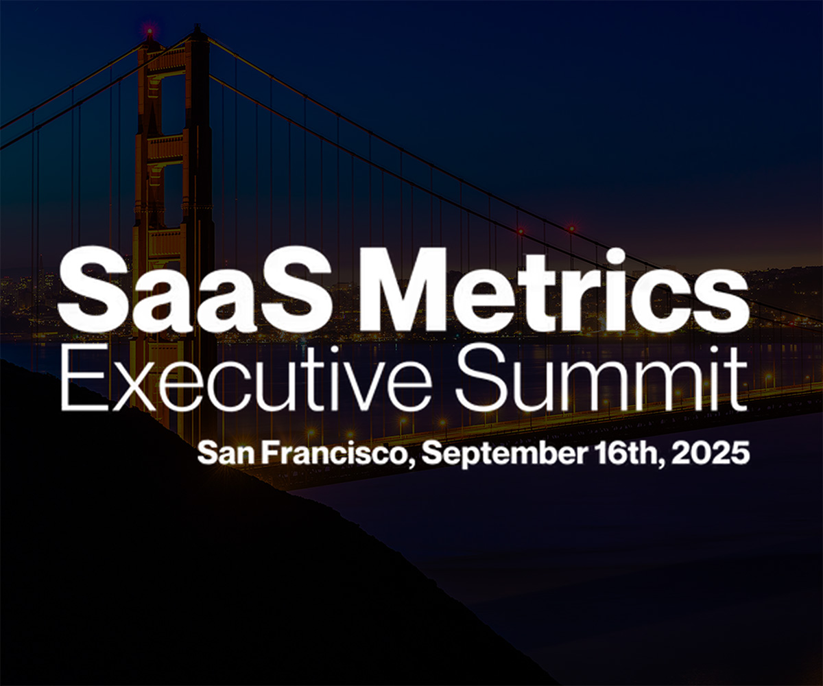SaaS Metrics Executive Summit 2025 in San Francisco logo
