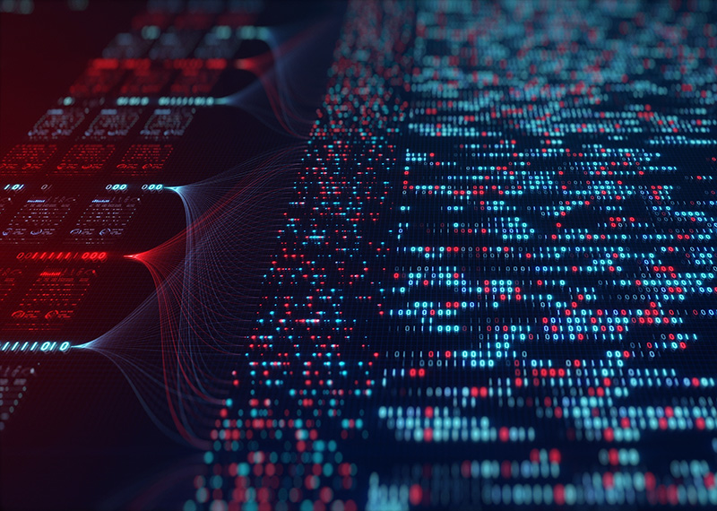 grid of AI token